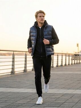 Mackage “Noah” Down Vest – Navy – Size M – From 2-in-1 Jacket